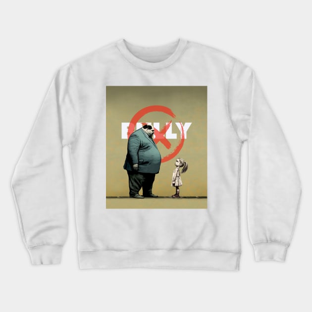 Bully No. 2: You are NOT the Boss of Me... NOT today! Crewneck Sweatshirt by Puff Sumo